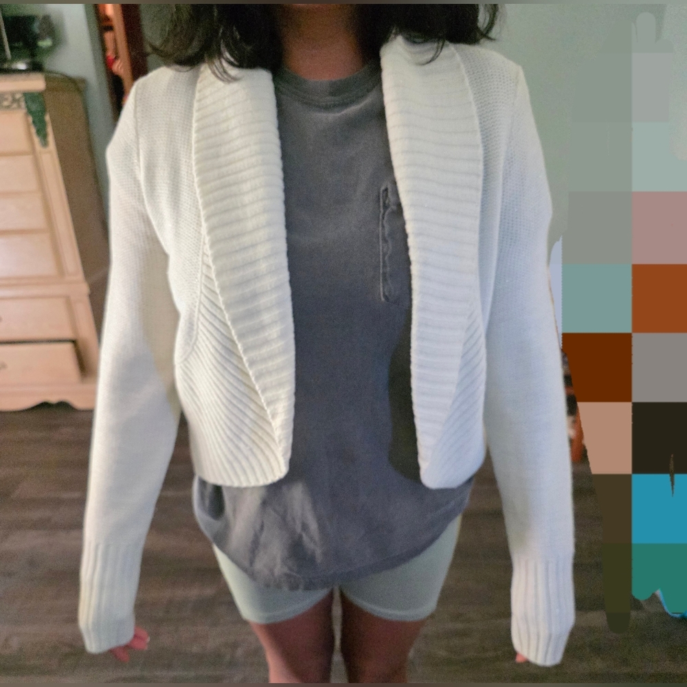 Covington White Cardigan